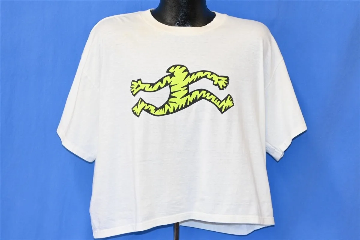 80s Airwalk Running Man Half Shirt Double Sided t-shirt XXXL