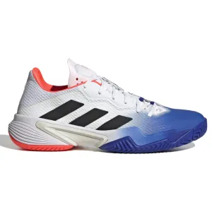 adidas Barricade All Surface Tennis Shoe (Mens) - Lucid Blue/Core Black/Solar Red