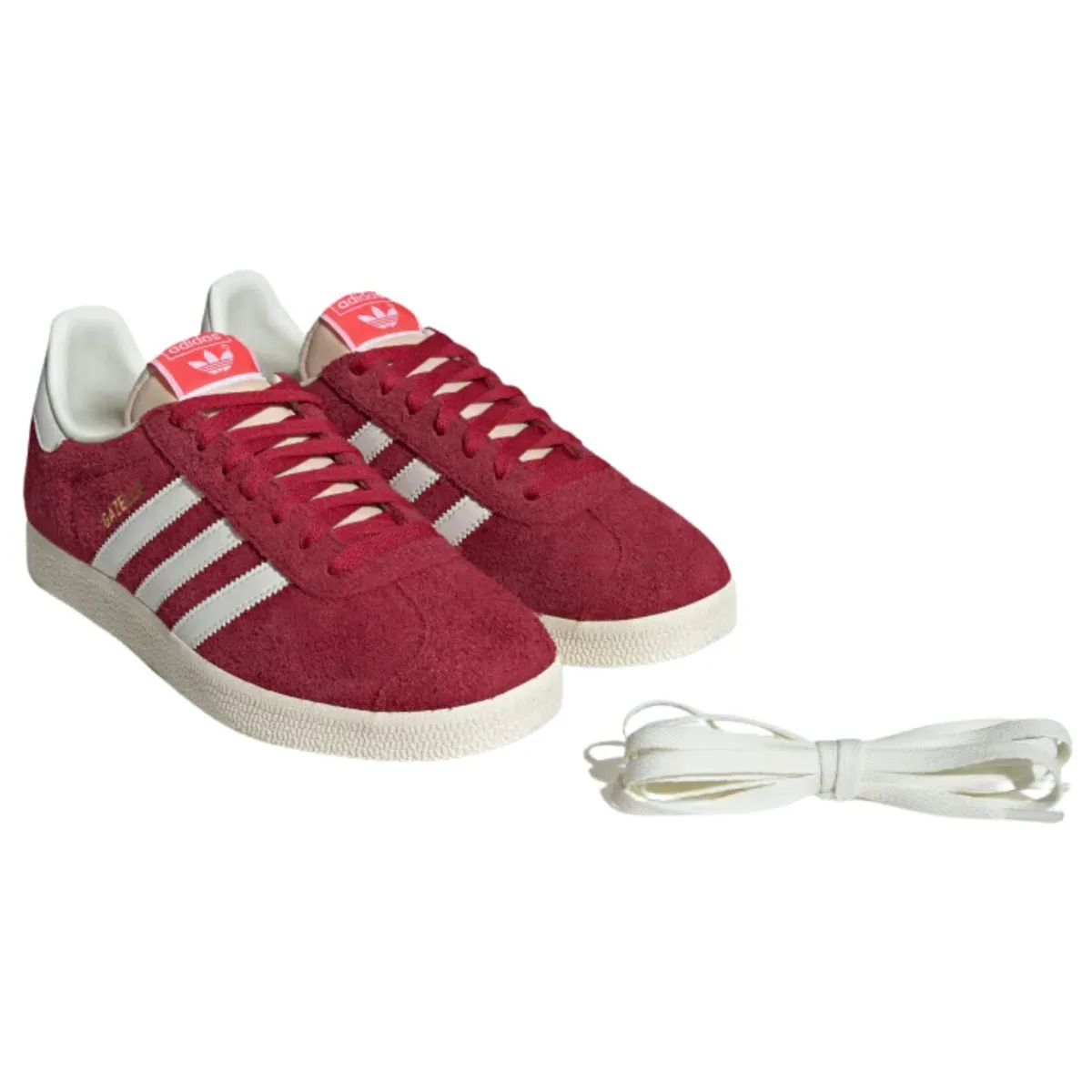 Adidas Men's Gazelle Team Victory Red/Off White/Cream White