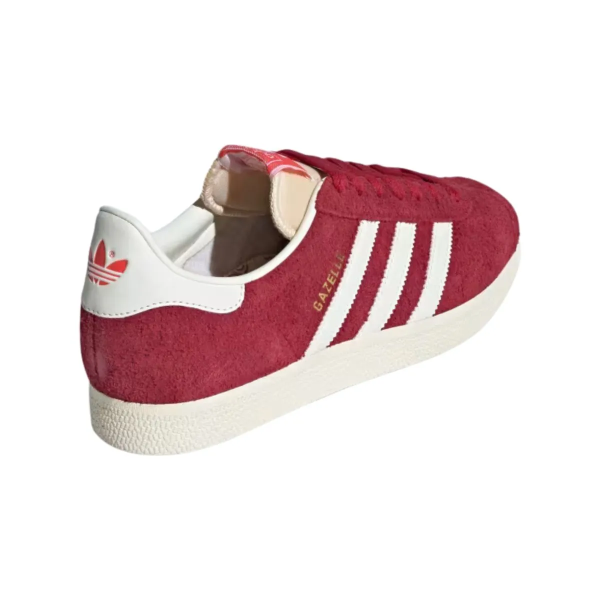 Adidas Men's Gazelle Team Victory Red/Off White/Cream White