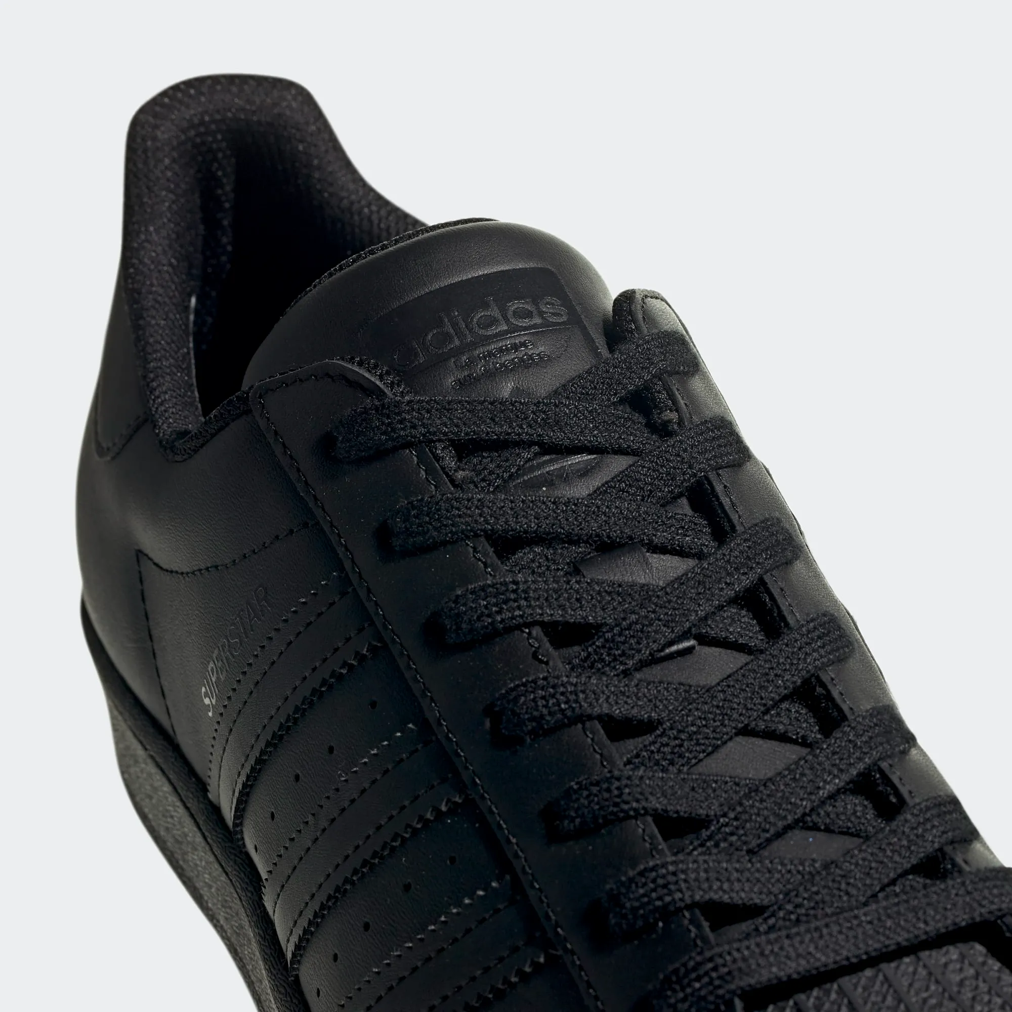 Adidas Men's Superstar Shoes - All Black