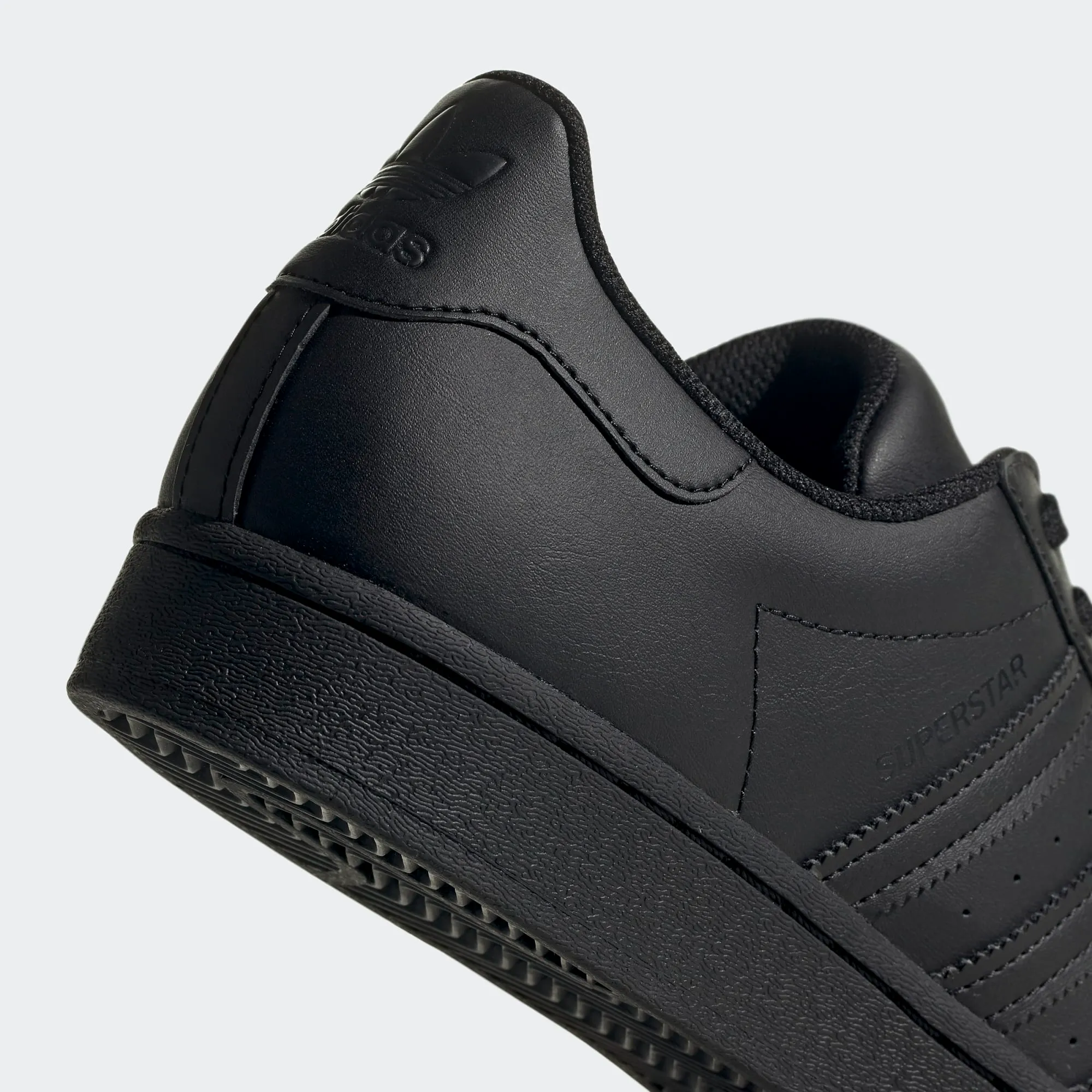 Adidas Men's Superstar Shoes - All Black