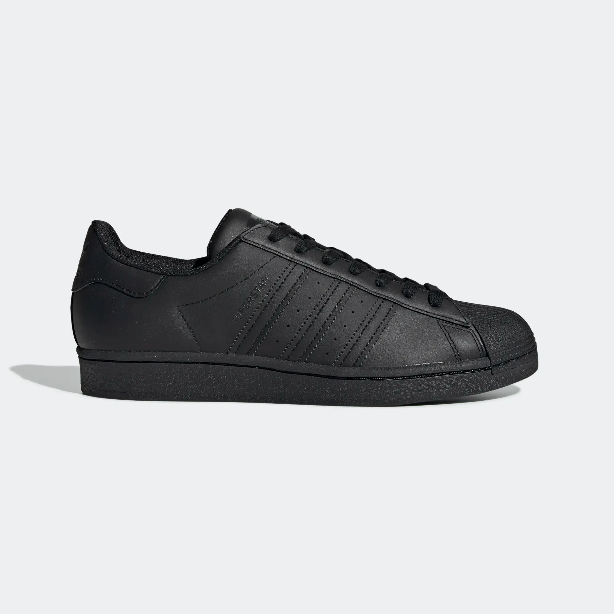 Adidas Men's Superstar Shoes - All Black