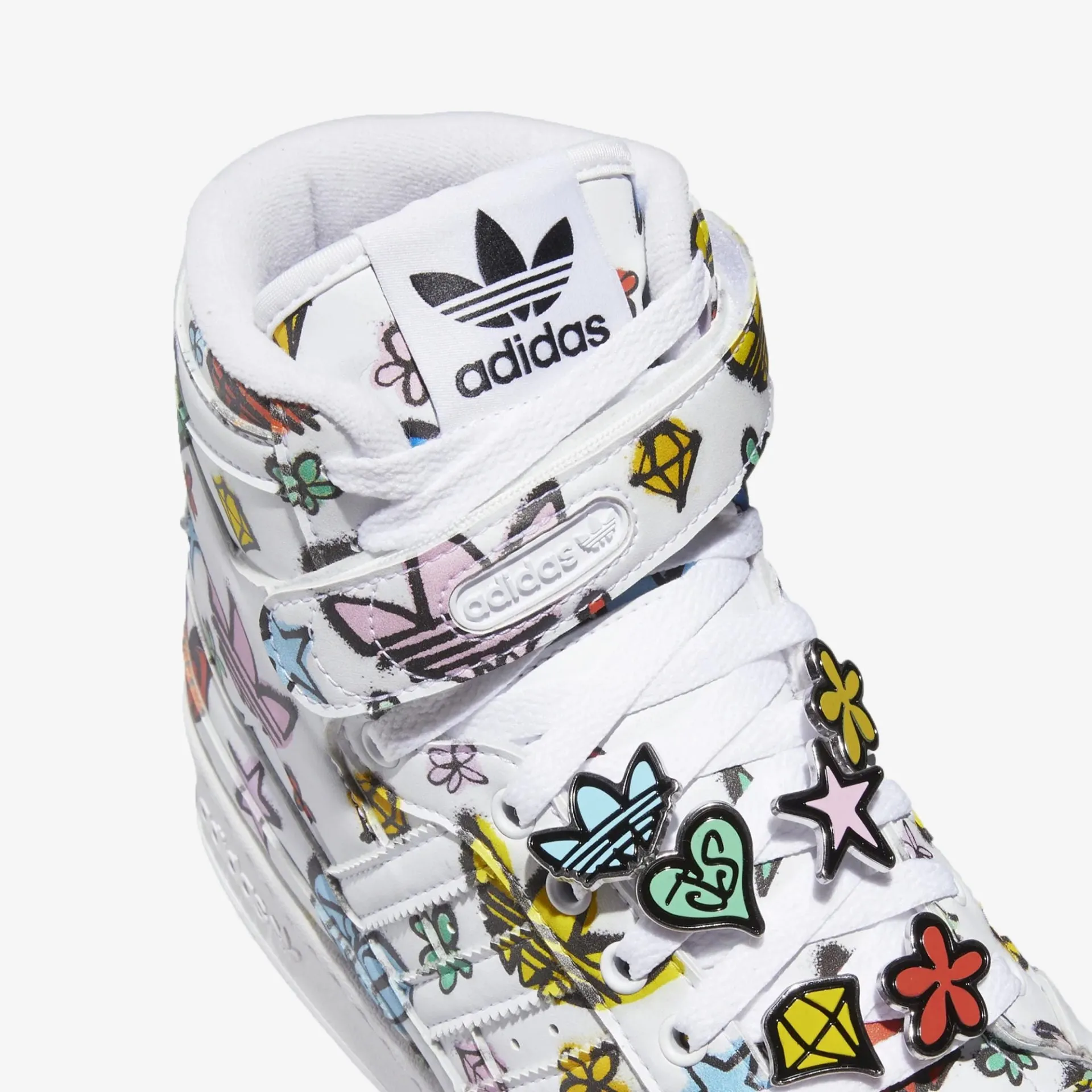 Adidas Originals | JEREMY SCOTT FORUM 84 HI MONO  { WHITE