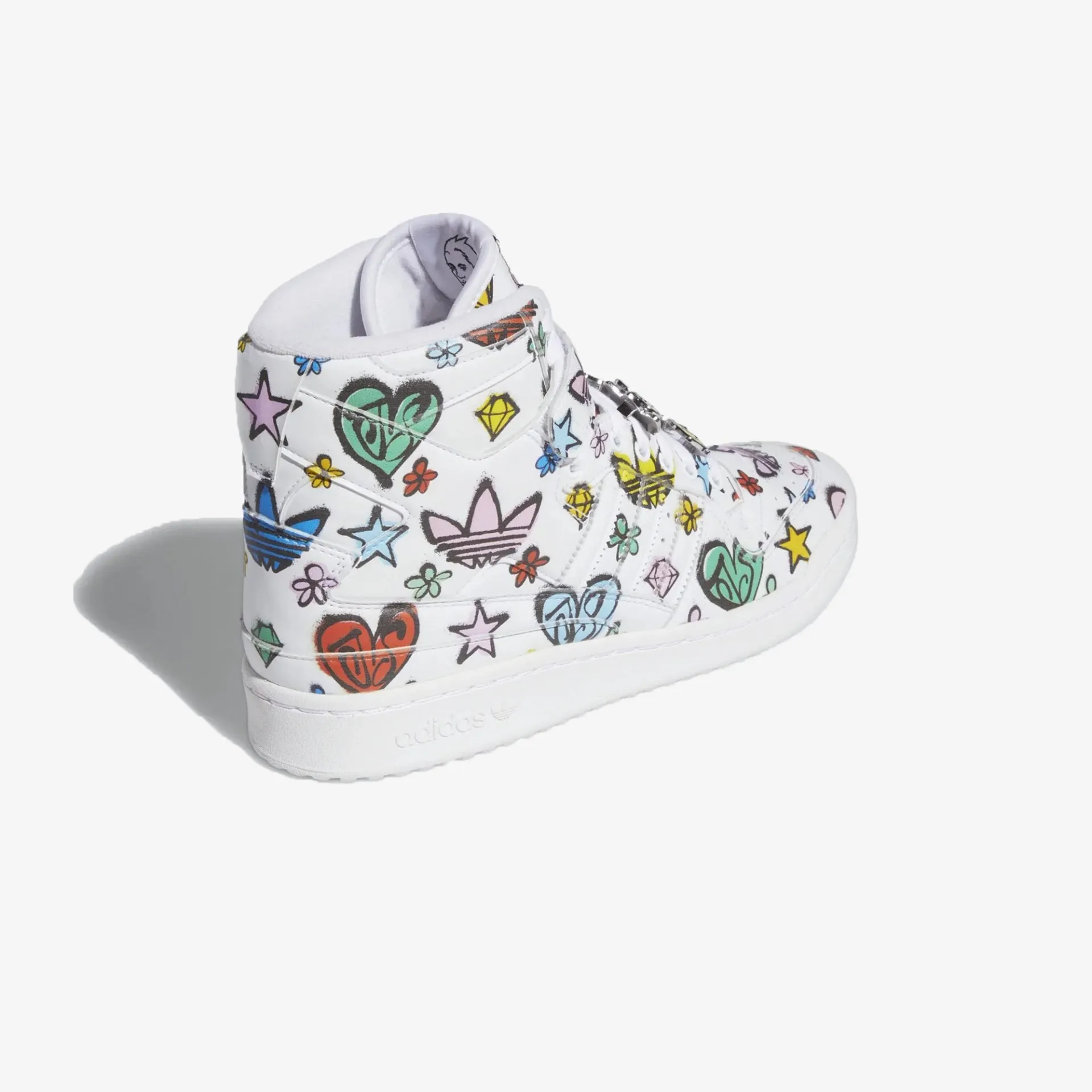 Adidas Originals | JEREMY SCOTT FORUM 84 HI MONO  { WHITE