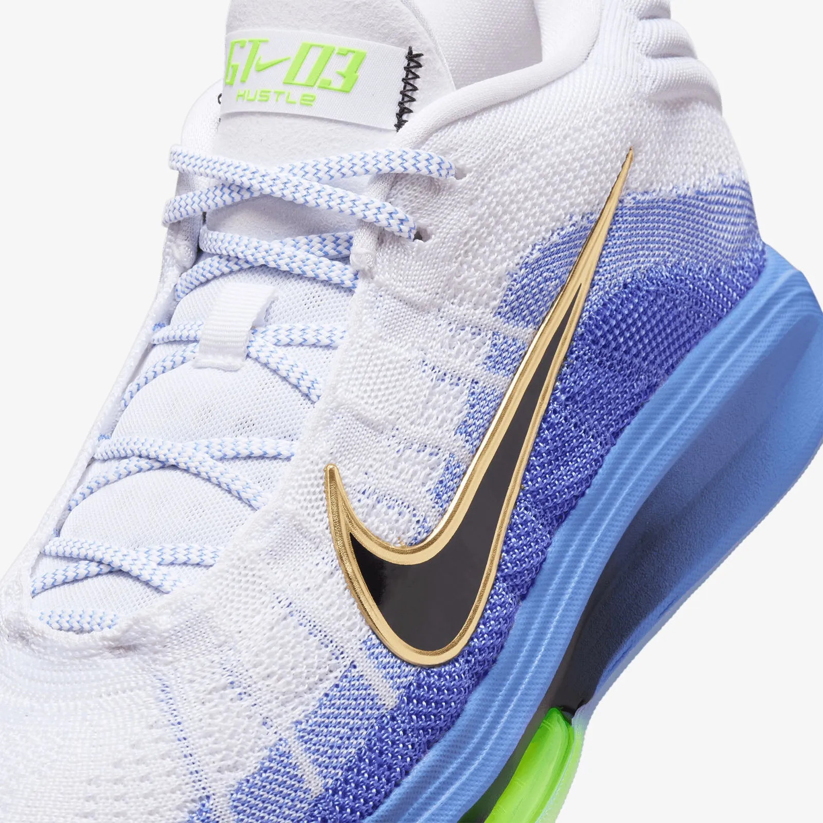 Air Zoom G.T Hustle 3 - White/Black/Royal/Pulse/Volt