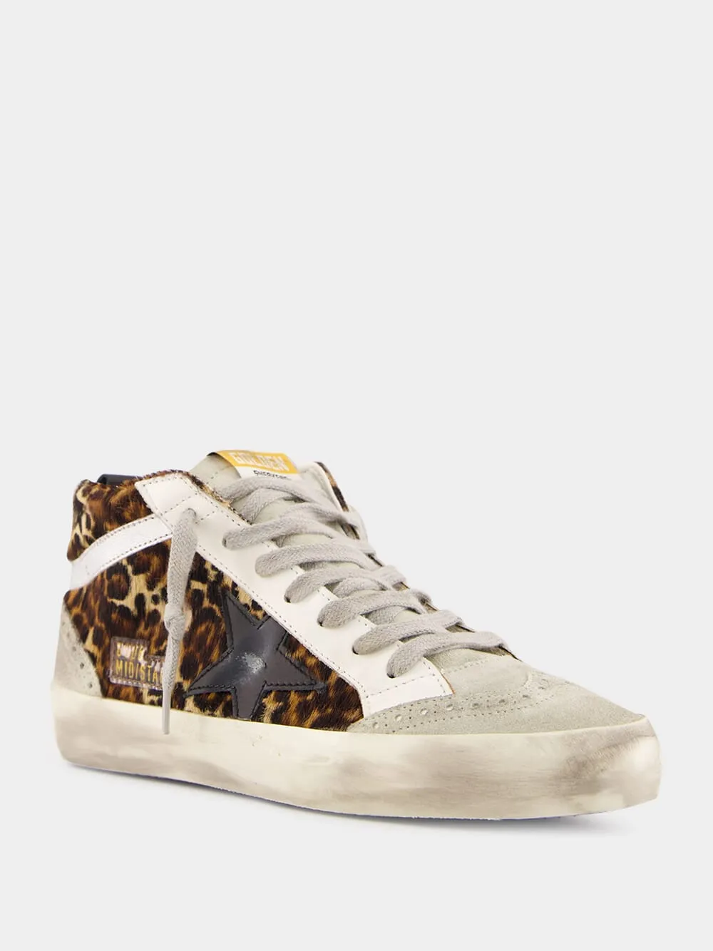 Animal Print Mid Star Sneakers