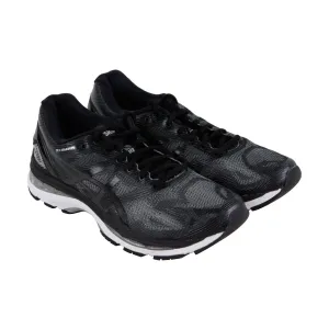 Asics Gel Nimbus 19 T700N-9099 Mens Black Mesh Lace Up Athletic Running Shoes