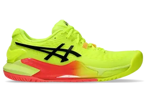 Asics Gel Resolution 9 Paris Men's Tennis Shoes Safety Yellow/Black