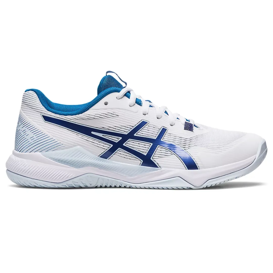 Asics Gel Tactic Women Tennis Shoes -White/Indigo Blue