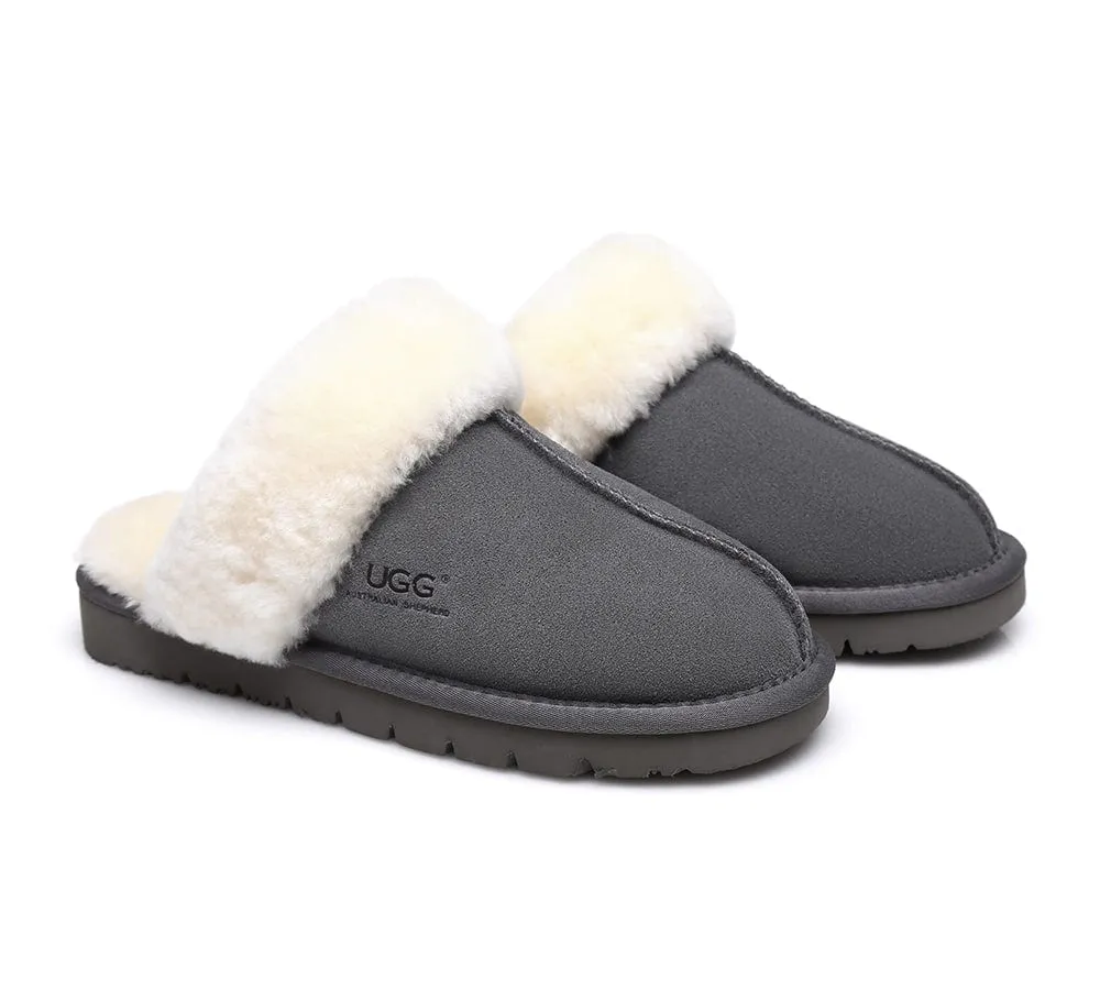 Australian Premium Sheepskin Wool Unisex Muffin Slipper