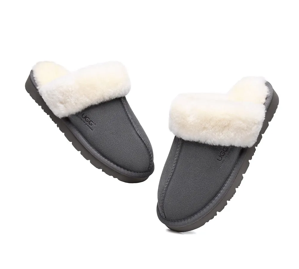 Australian Premium Sheepskin Wool Unisex Muffin Slipper