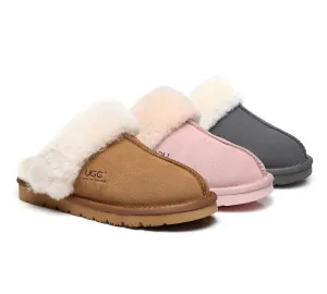 Australian Premium Sheepskin Wool Unisex Muffin Slipper