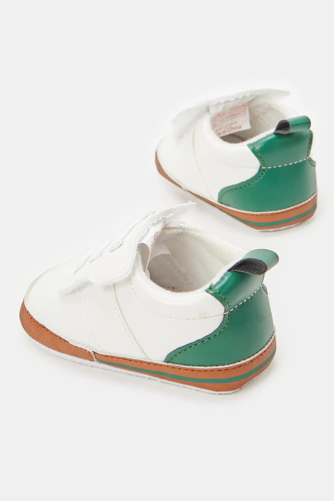 Baby White Pram Shoes