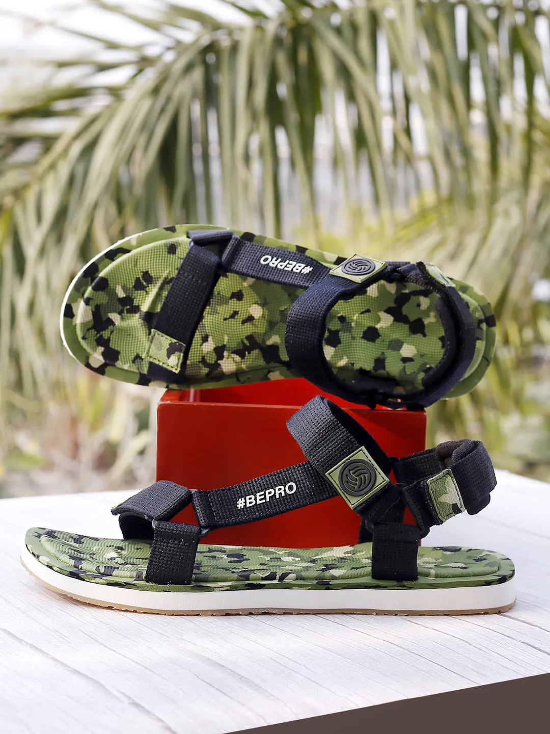 Bacca Bucci 'CamoStride NomadPro' Adventure Sandals - Robust All-Terrain Grip