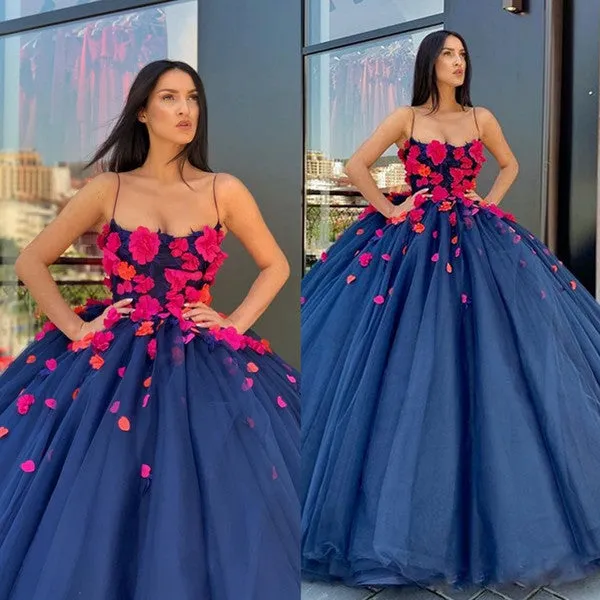 ball gown blue evening dresses prom dress formal gowns    cg19129