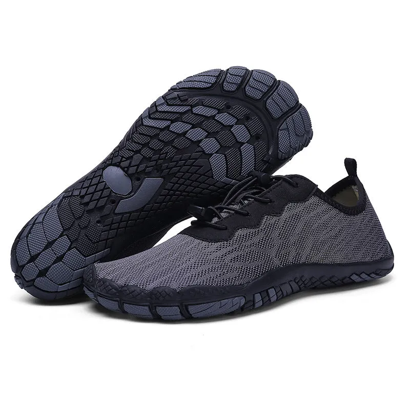 Barefoot Mesh Breathable Quick Drying Lace Up Aqua Shoes For Men