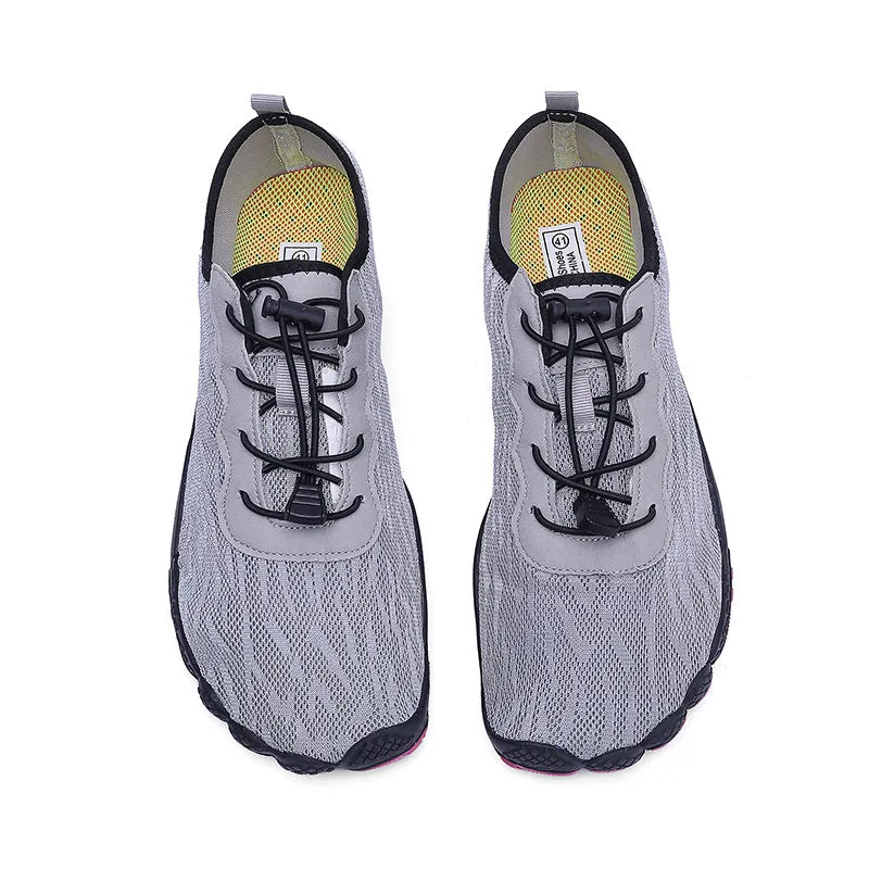 Barefoot Mesh Breathable Quick Drying Lace Up Aqua Shoes For Men