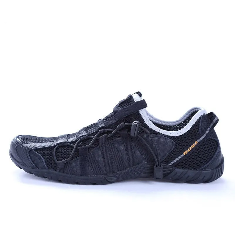 BONA Super Light Breathable Rubber Sole Running Shoes for Men