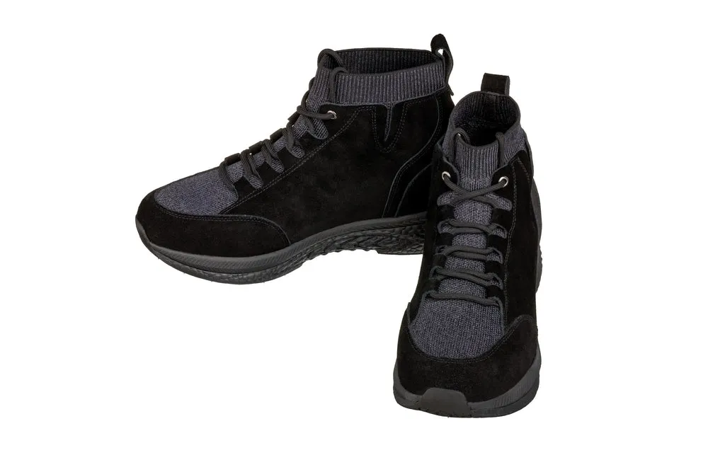 CALTO - S23201 - 3 Inches Taller (Black) - Sneakers