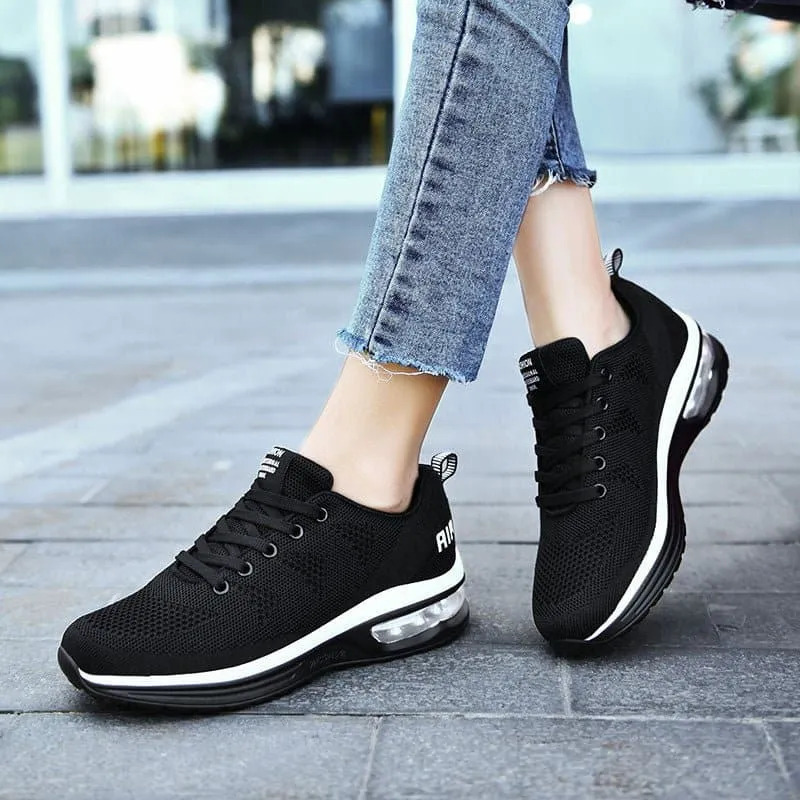 Casual Mesh Sneakers - Lightweight Breathable Shoes for Women