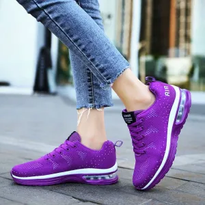 Casual Mesh Sneakers - Lightweight Breathable Shoes for Women