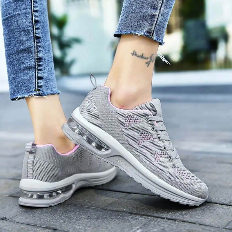 Casual Mesh Sneakers - Lightweight Breathable Shoes for Women