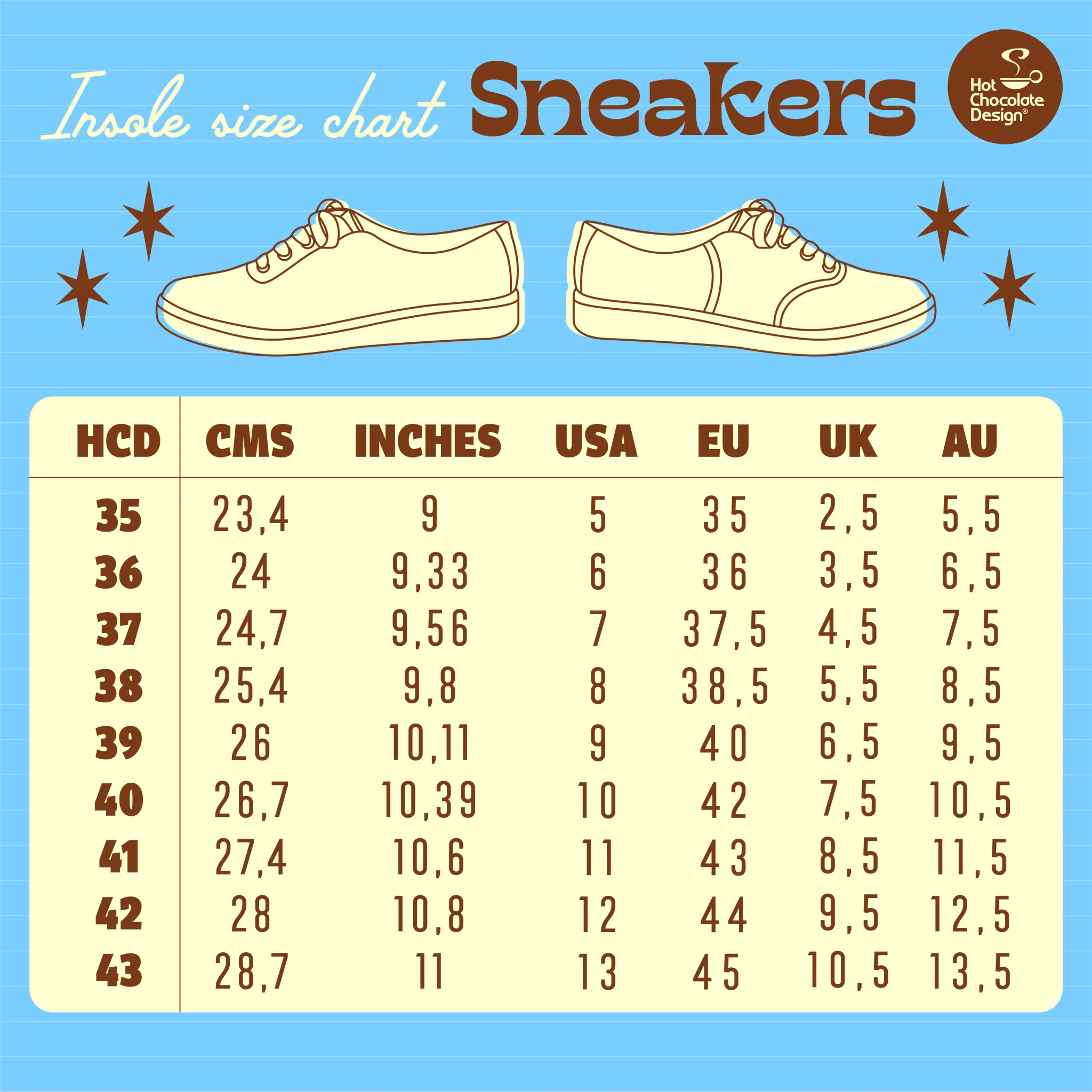 Chocolaticas® CHARLOTTE  Sneakers