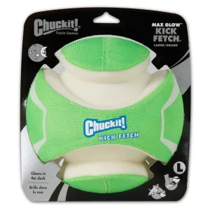 Chuckit Max Glow Kick Fetch Ball 2 Sizes