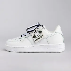 *CLEARANCE* Kawaii Friendly Puppy Casual White Shoes - Unisex