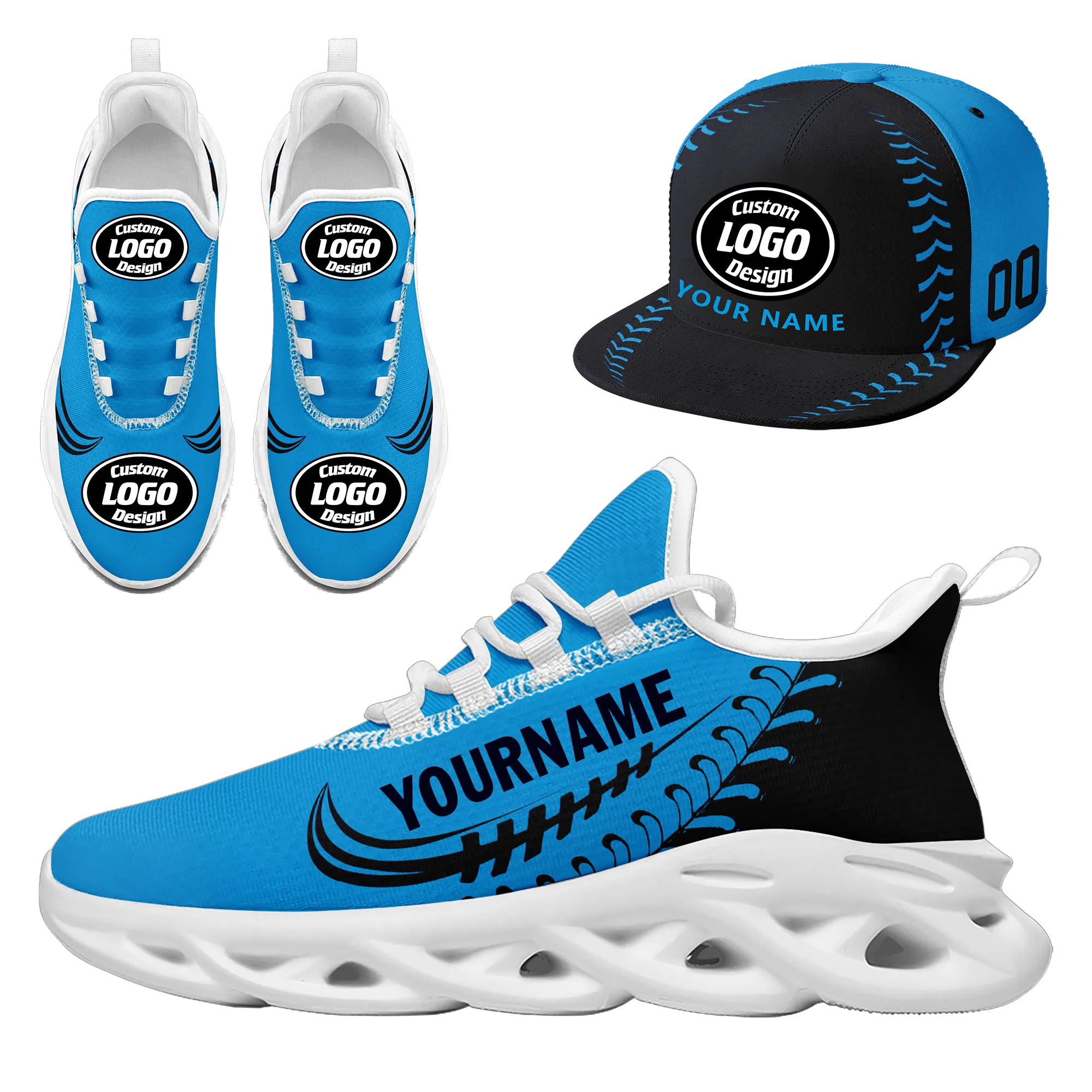 Custom MaxSoul Shoes and Hat Combo Personalized JH-bd0b00ea-bc