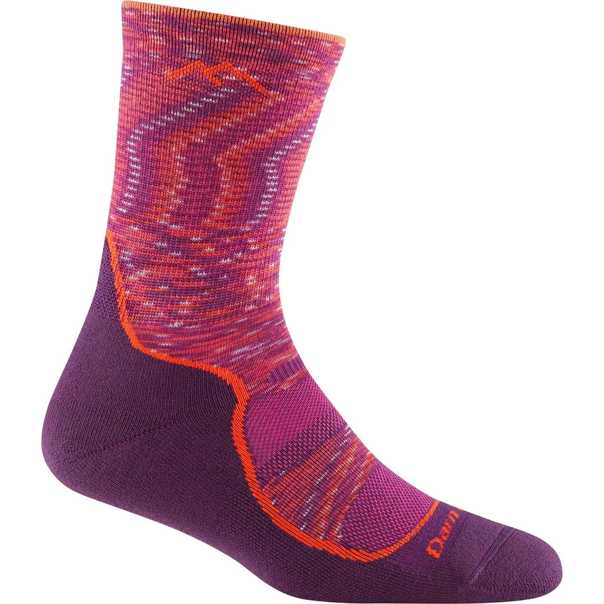 Darn Tough® Light Weight Hiker Micro Crew Sock Lunar Pink 1967