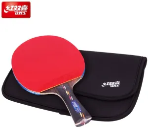 DHS R5002C Shakehand (FL) Racket Set