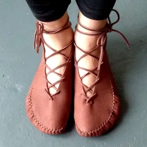 Digital Pattern DIY Moccasins and Boots Video Tutorial - Earthing Moccasins