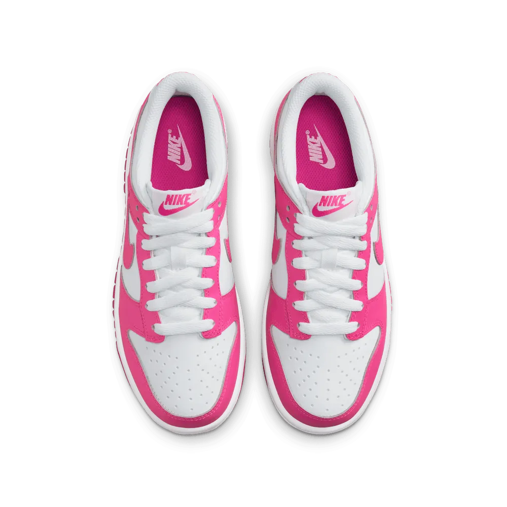 Dunk Low GS 'White Laser Fuchsia'