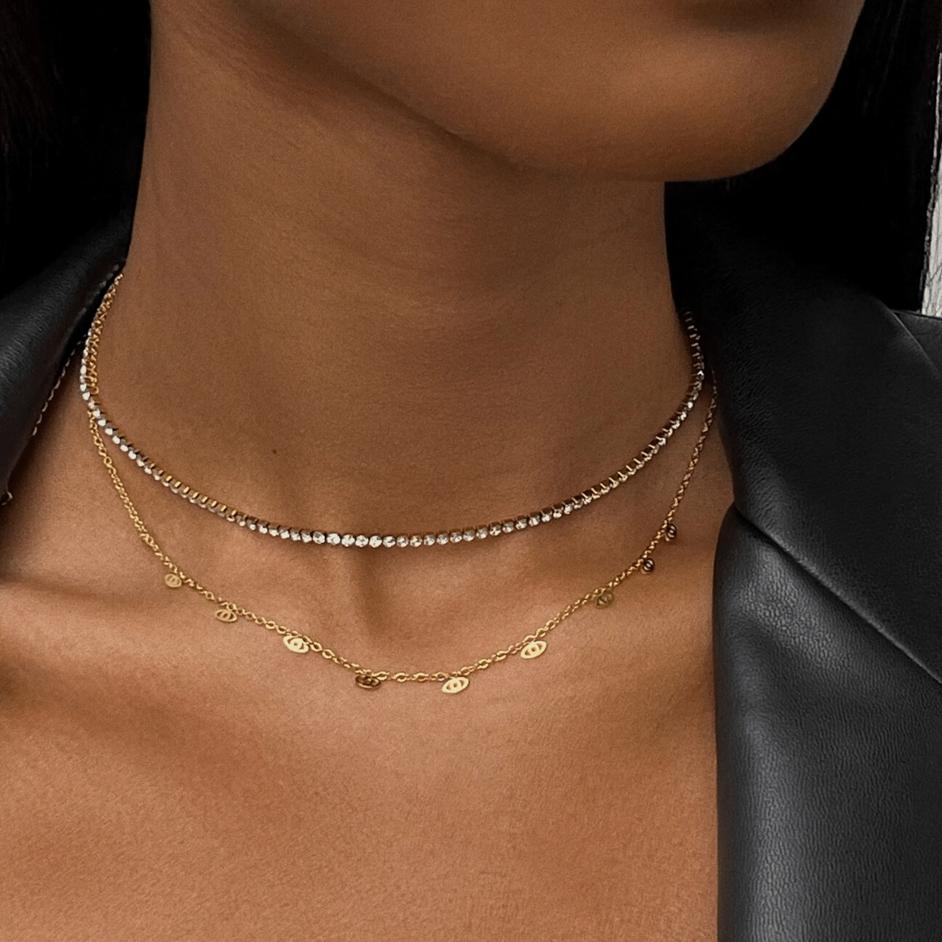 Ellie Vail - Camden Tennis Choker Necklace