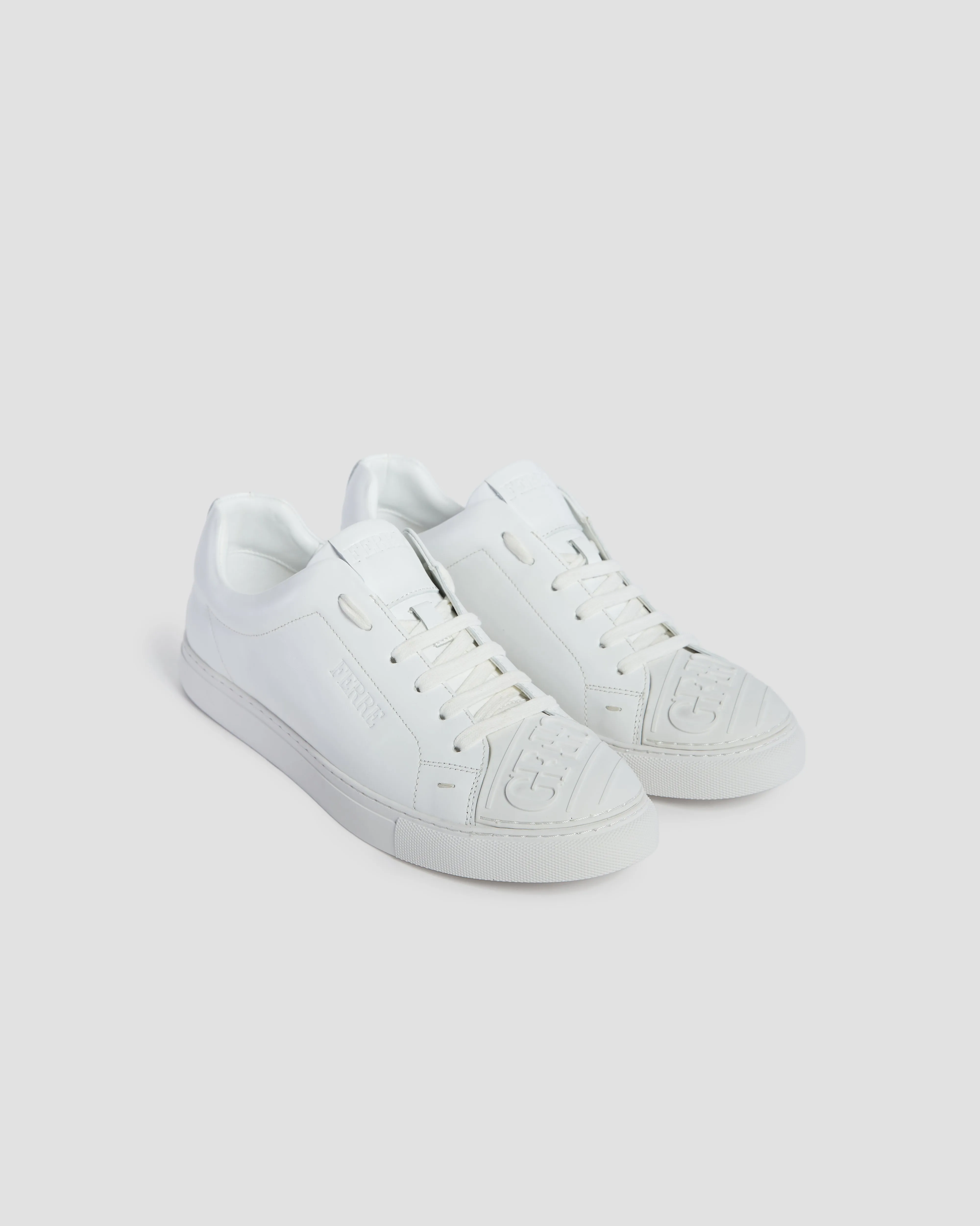 Embellished Logo Vamp Sneakers