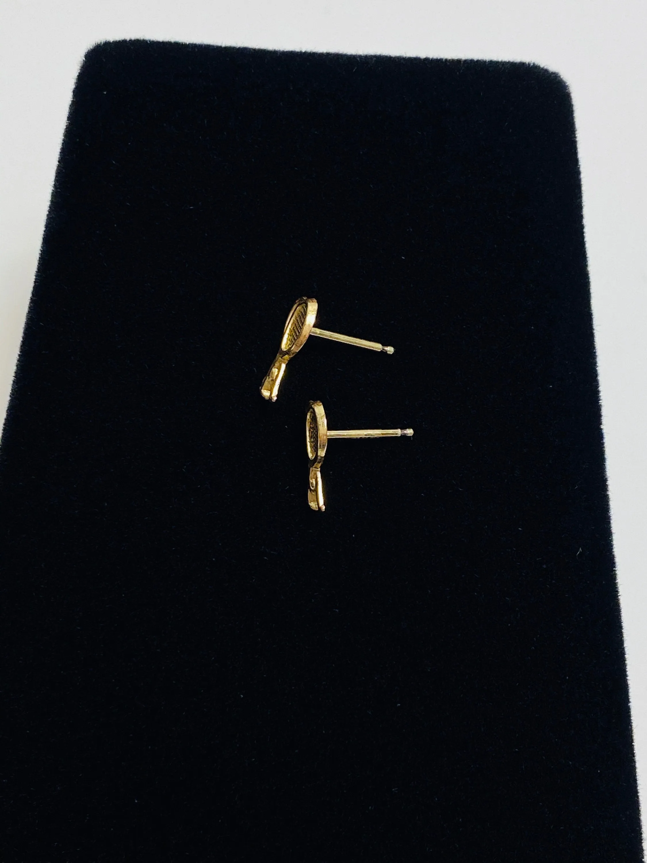 Exquisite 14K Gold Filled 1.0mm X 10mm Double Tennis Rack Stud Earrings sku # 767-C