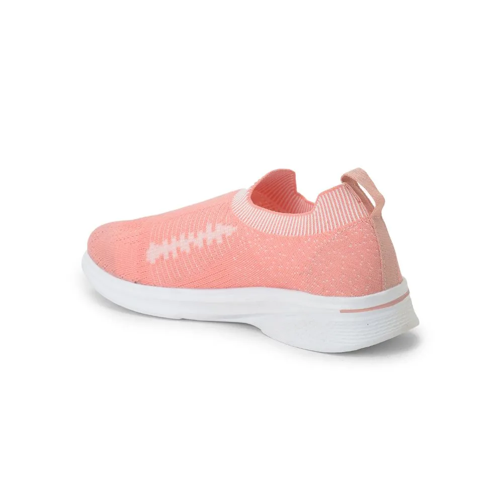 FORCE 10 Sports Non Lacing Shoe For Ladies (Pink) SPUNK-1 By Liberty