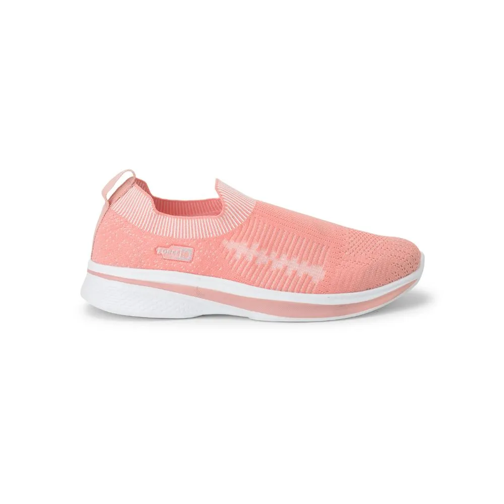 FORCE 10 Sports Non Lacing Shoe For Ladies (Pink) SPUNK-1 By Liberty