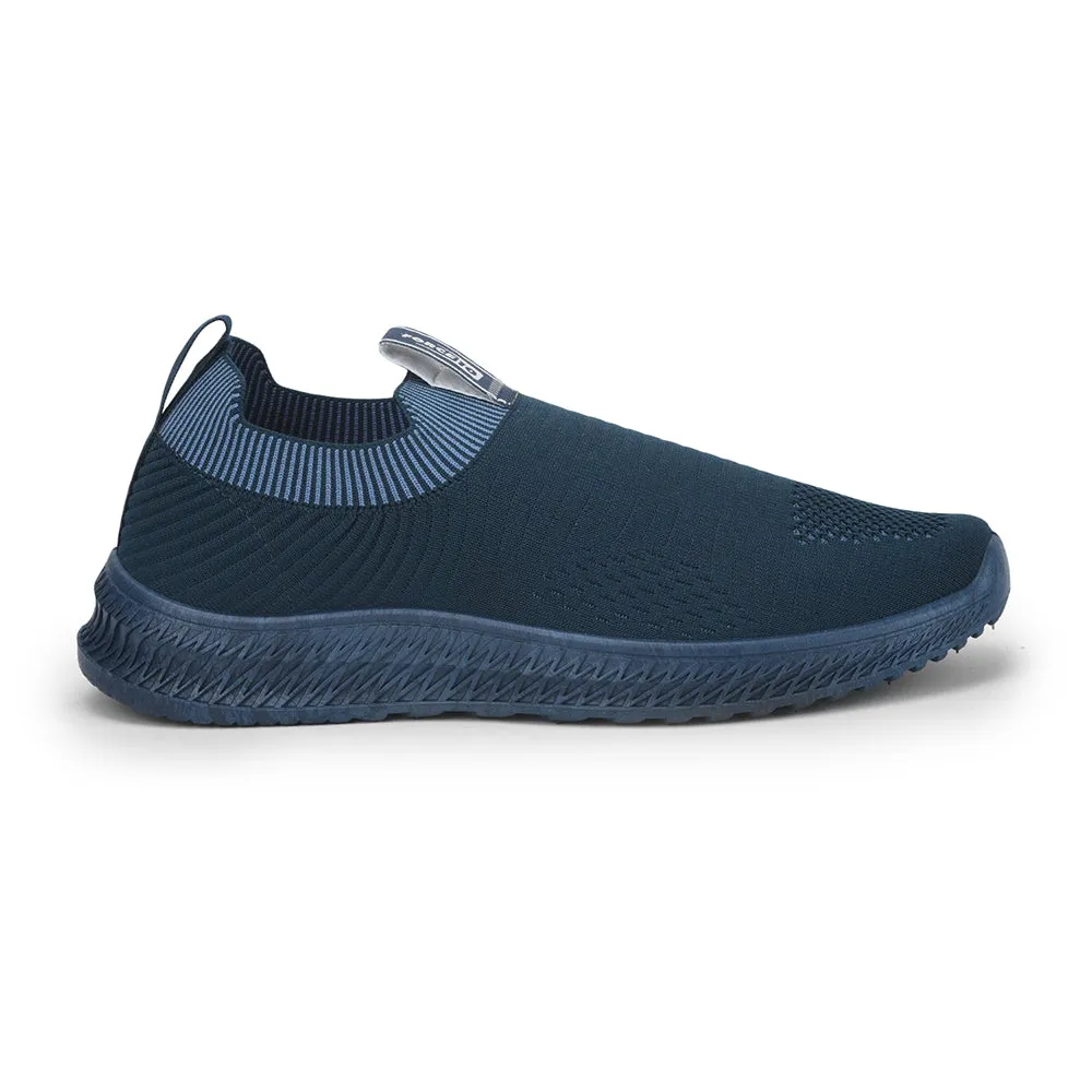 Force 10 Sports Non Lacing Shoe For Ladies (T.Blue) GRACE-4 By Liberty