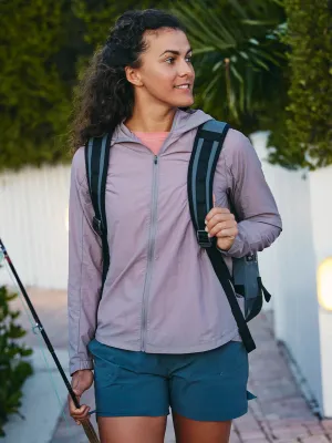 Free Fly Women's Headwind Jacket in Purple Sage