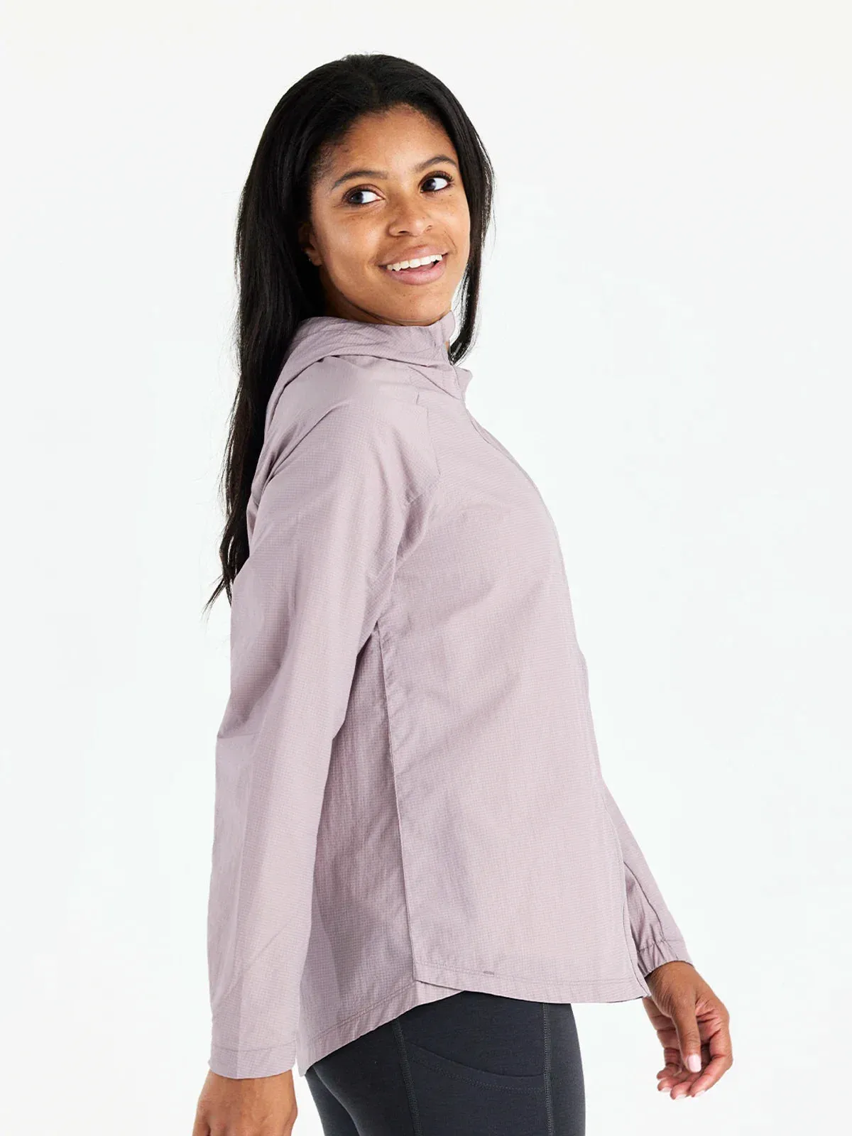 Free Fly Women's Headwind Jacket in Purple Sage