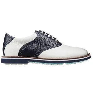 G/Fore Saddle Gallivanter Wide Golf Shoes - Snow/Twlight