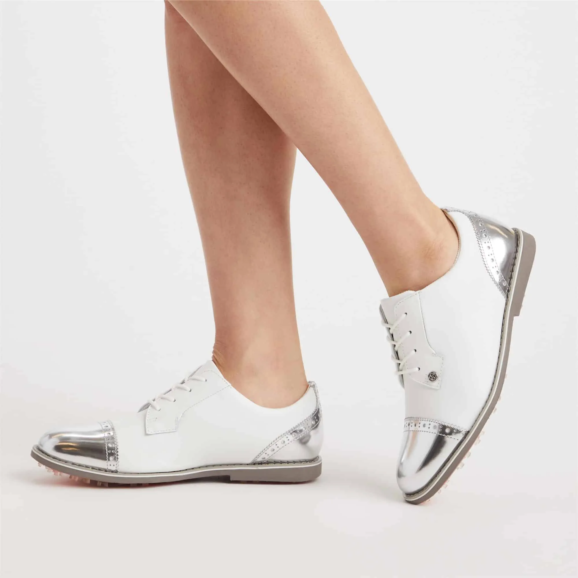 G/Fore Women's Cap Toe Gallivanter - Snow/Silver