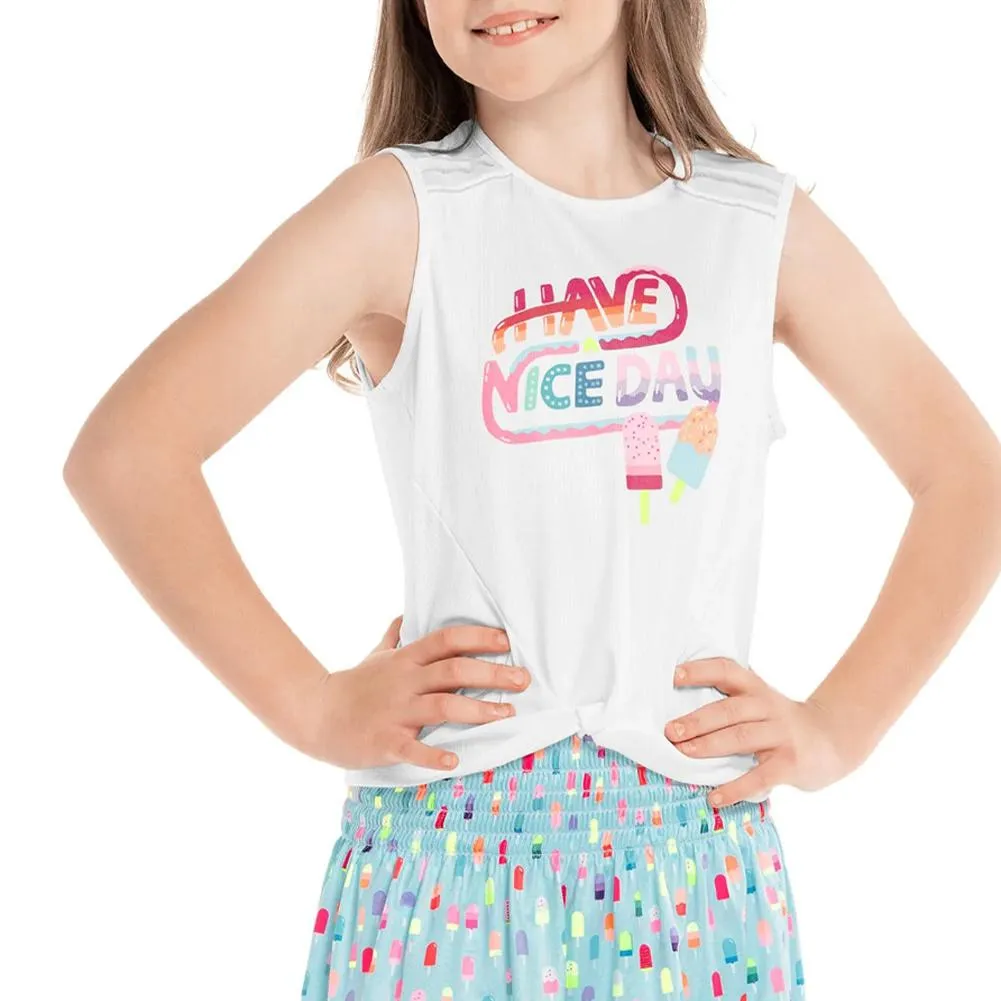 Girls' Have An Ice Day Tennis Tank Multi