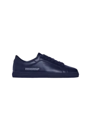 Grape Leather Sneakers—navy blue