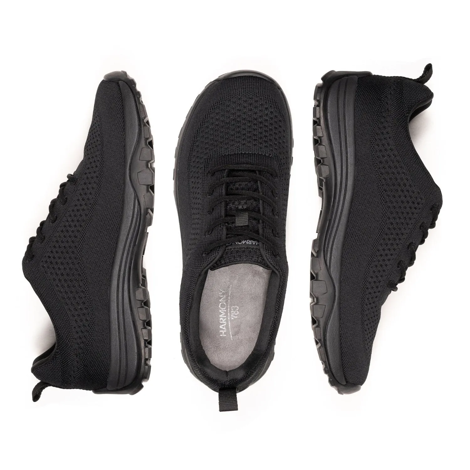 Grounding Sneaker • Black Bamboo Knit