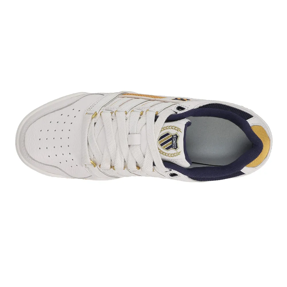 Gstaad Gold Lace Up Sneakers