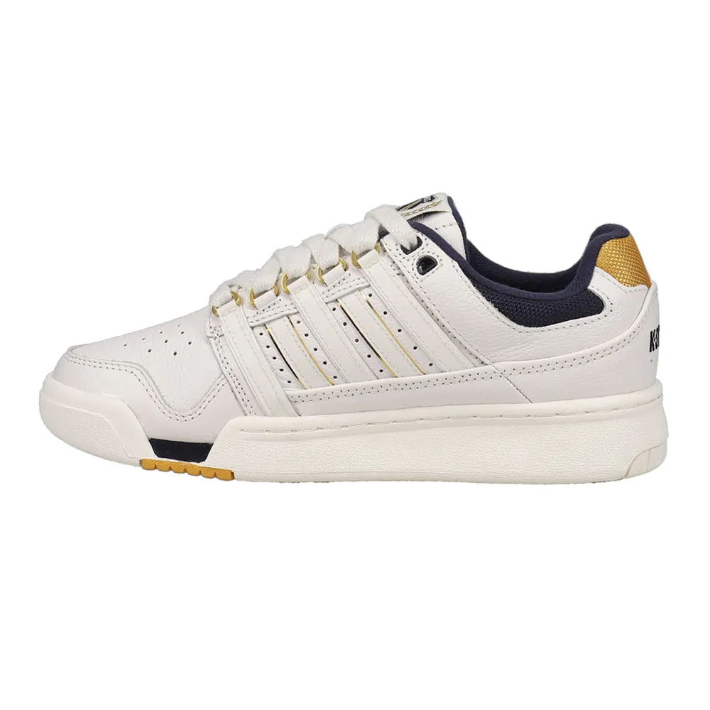 Gstaad Gold Lace Up Sneakers